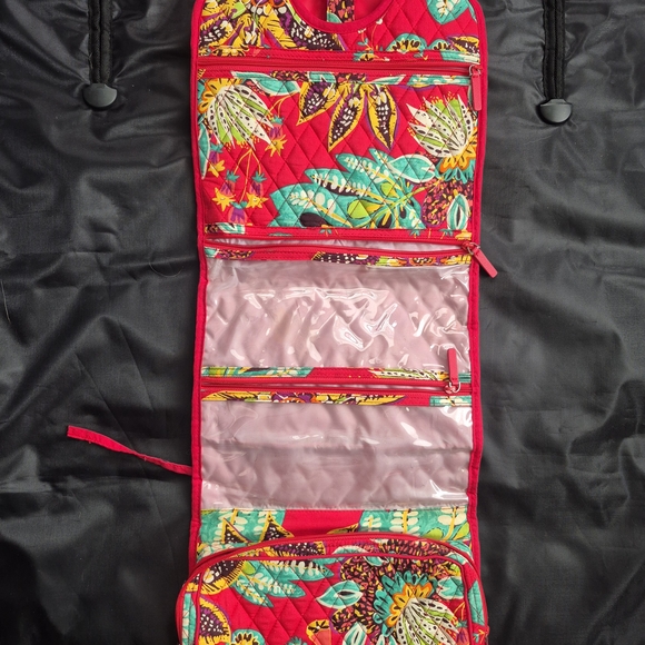 Vera Bradley Red Floral Travel Bag - Picture 3 of 8